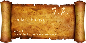 Torkos Petra névjegykártya